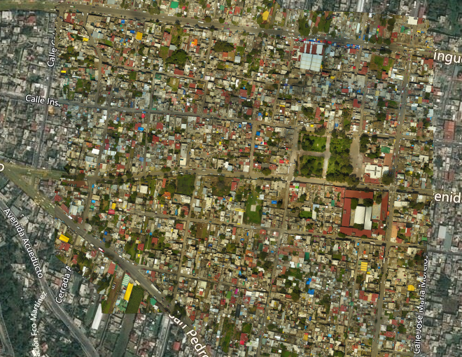 mapa ciudad de méxico terremoto 2017 desde arriba drones